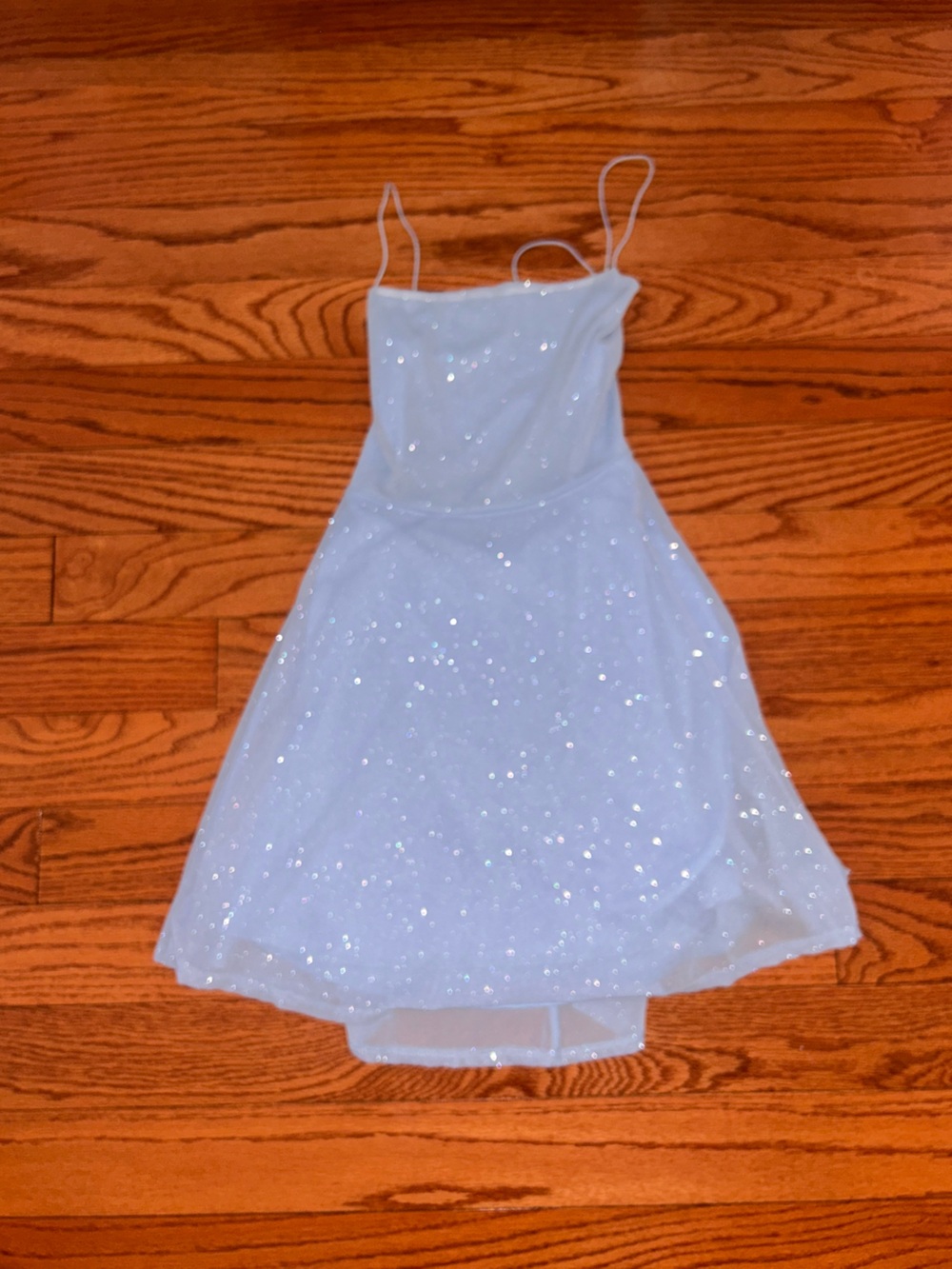 Honey Sparkling Baby Blue Sequin Bodycon Dress